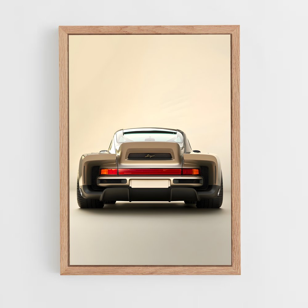 Poster Dls turbo éblouissant – affiche Voitures Singer (vue 4)
